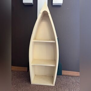 Canoe boat shelf